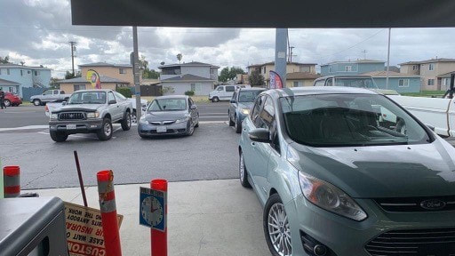 green smog check customer parking