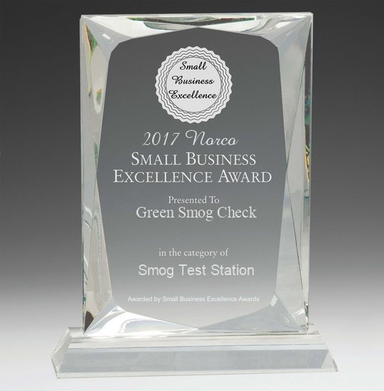 Green Smog Check Excellence Award